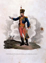 Uniform af en generalmajor af lette dragoner, fra 