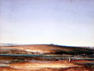 Flodmundingen ved lavvande