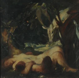 Studie til Den sovende trænymfe, 1903-06