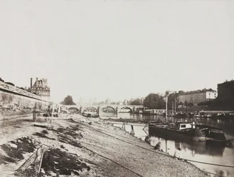 Udsigt fra Pont de la Concorde, 1852.