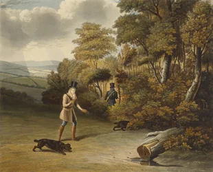 1. oktober 1827 (håndfarvet akvatint)