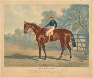 [Rennen]: "Deception", Gewinner der Oaks Stakes in Epsom, 1839, geritten von J. Day