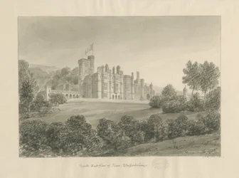 Ilam: sepia tegning