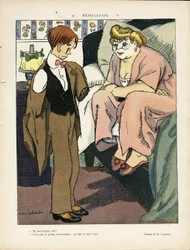 Illustration af Chas-Laborde (1886-1941) i Le Lire, 30/11/12 - Desillusion - Prostitution