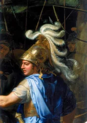Alexander den Store, Alexander og Poros, detalje, 1673