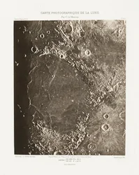 Carte photographique de la lune, planche IX.A (Fotografisk kort over månen, planche IX.A),21. oktober