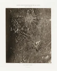 Carte photographique de la lune, planche XIV.A (Fotografisk kort over månen, planche XIV.A),27. august