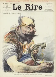 Hans Excellence hr. Rouvier, finansminister. Illustration til Le Rire