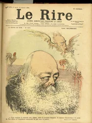 Illustration af Charles Leandre (1862-1934) til forsiden af Le Rire