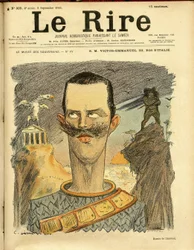 Illustration af Charles Leandre (1862-1934) til forsiden af Le Rire