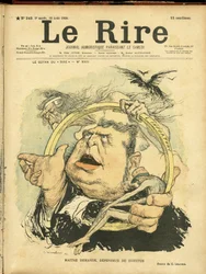 Illustration af Charles Leandre (1862-1934) til forsiden af Le Rire