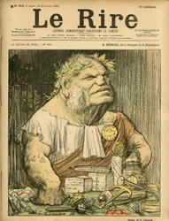 Illustration af Charles Leandre (1862-1934) til forsiden af Le Rire, nr. 263