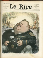 Illustration af Charles Leandre (1862-1934) til forsiden af Le Rire, nr. 418