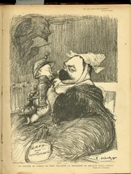 Illustration af Charles Leandre (1862-1934) i Reading