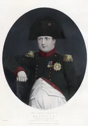 Seneste portræt af Napoleon ombord på Bellerophon - Eastlake, Sir Charles Lock (1793-1865) - 1815 - ætsning, akvarel - 29,5x22,4 - privat samling