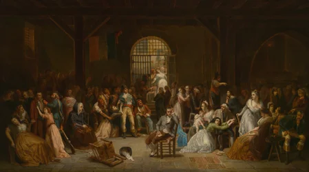 Navneopråb for terrorens sidste ofre, ca. 1850.
