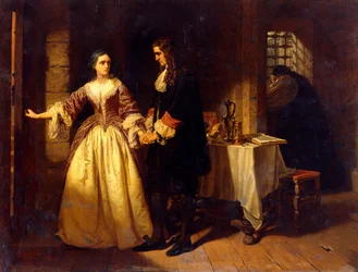 Afskeden mellem Lord William og Lady Rachel Russell i 1683