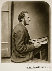 John Everett Millais, 21. juli 1865 (sepiafoto)