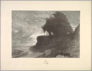 Suite af Landskaber: Landskab, Plade 4, Note, Slange, 1892-1893.