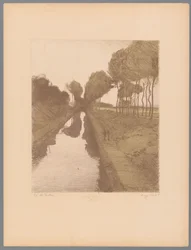 To vandrere langs en kanal Landskaber (serietitel) Suite des Paysages (serietitel)
