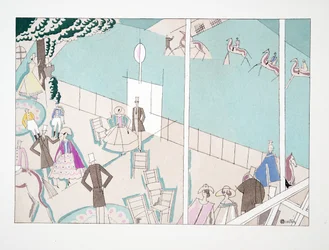 Kurserne fra Sport & Underholdning, pub. 1914 (stenciltryk)