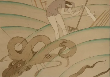 The Octopus, ca. 1920 (stencil på papir)