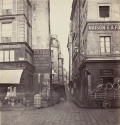Rue Mondetour, fra Rue Rambuteau, 1860