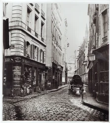 Rue Saint-Severin, fra Rue de la Harpe, Paris, 1858-78