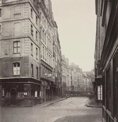 Jernværksgade, ca. 1865.