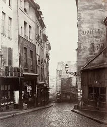 Rue de la Montagne-Sainte-Geneviève nær skæringspunktet mellem Rue LaPlace..., 186569.