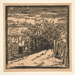 Landlig gårdhave