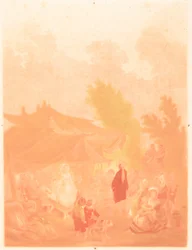 Noce de Village Village Bryllup, 1785.