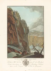 Vue du Schild-Wald-Bach prise en Hyver, 1785.