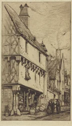 Et gammelt hus i Bourges, undertiden kaldet «Musikerens hus»