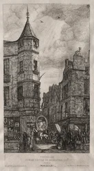 House with a Turret, nr. 22 Street of School of Medicine, 1861.