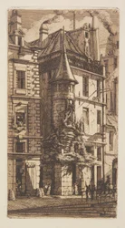 Hus med et tårn, Vævergade, Paris
