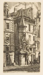 Hus med et tårn, rue de la Tixéranderie, Paris