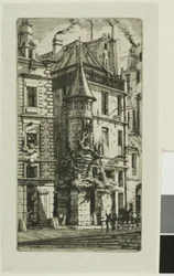 Hus med et tårn, rue de la Tixéranderie