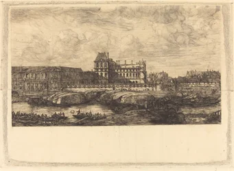Det gamle Louvre fra et maleri af Zeeman, 1651 (Det gamle Louvre, fra et maleri af Zeeman, l651)
