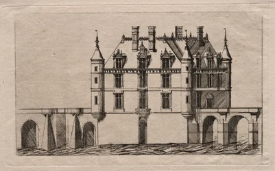 Chateau de Chenonceau, 1856.