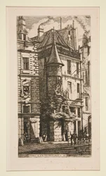 Tourelle, Rue de la Tixeranderie (Hus med et tårn, rue de la Tixeranderie)