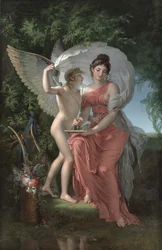 Erato, den lyriske poesis muse