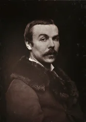 Album Artistique et Biographique, 5. årgang, Salon 1885; portræt af den franske maler Albert Bettannier (1851-1932)