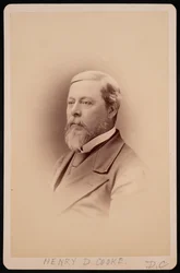 Portræt af Henry David Cooke 1825-1881, før 1881.