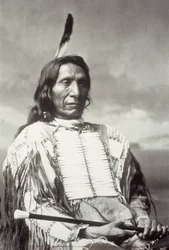 Red Cloud Chief (1822-1909) 1880 (s/h-billede)