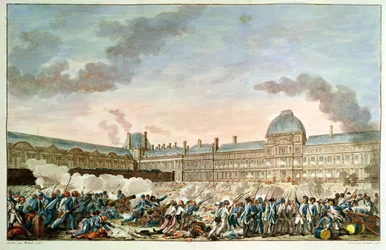 Den 10. august 1792, indgraveret af Isidore Stanislas Helman (1743-1809) 1792-93