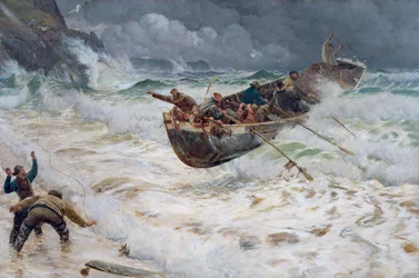 Hvordan båden kom hjem, 1886