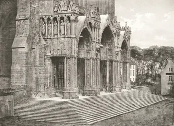 Chartres-katedralen - Sydportalen, 12. århundrede