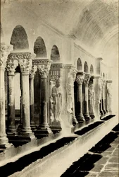 Interiør af klostergården ved Saint-Trophime, Arles