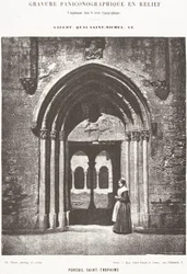 Saint-Trophime-portalen; indgang til klostergården, Arles, Saint-Trophimes metropolitankirke